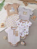 Newborn Unisex Triangle Romper Crawling Outfit