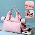 Yoga Bag Women's Sports Fitness Training Bag with Shoe