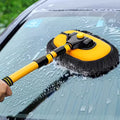 Adjustable Aluminum Long-Handle Vehicle Cleaning Brush
