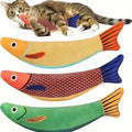 1/2pcs Cat Toy Saury Fish