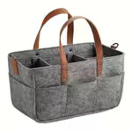 A Multifunctional Mommy Bag Portable Felt Storage Tote