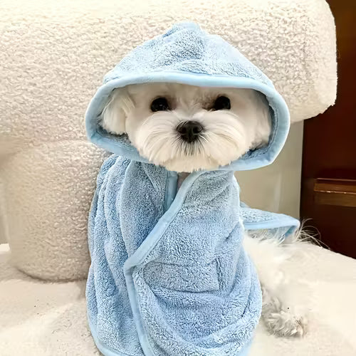 Quick-Drying Soft Pet Bathrobe | Super Absorbent Cute
