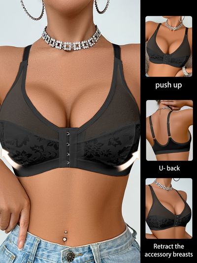 Women's Bra Mesh Panel