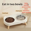 2pcs Pet Bowls (Stand Not Included) - Large Capacity