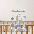 Handmade Baby Mobile Crib with Starry Sky Elements