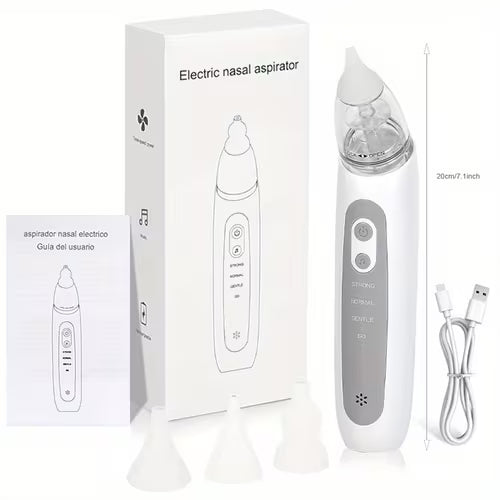 The portable USB-charged nasal aspirator features