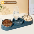 3-In-1 Pet Feeder And Waterer with Automatic Dispenser