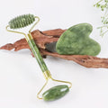 2pcs Jade Facial Roller with Massage Gears