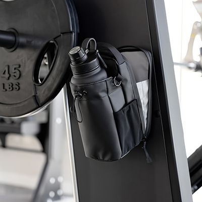 Magnetic Fitness Water Bottle Bag with Adjustable