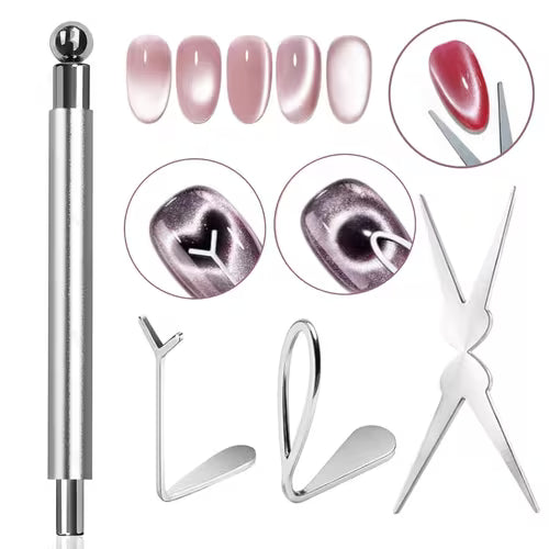 Cat Eye Magnetic Gel / Nail Polish Magnet Tools Set