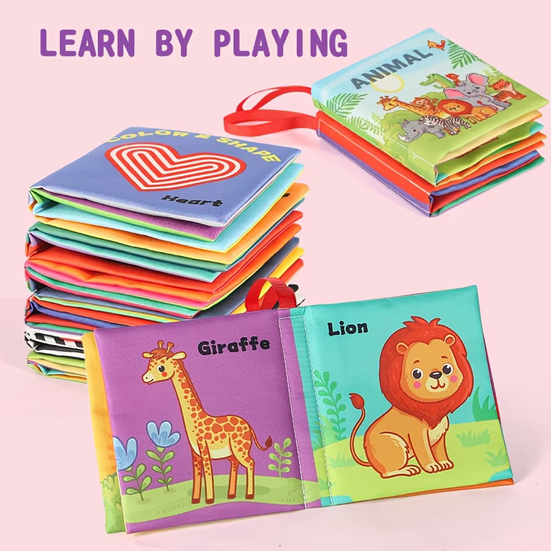 Washable Tear-resistant Cloth Book | Four-page Animal