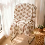 Plush Flannel Throw Blanket