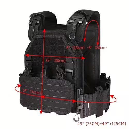 YAKEDA Tactical Vest 6094 Comes with 2pcs Flexible