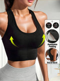 Women's Seamless Sports Bra Removable Pads Crop Top