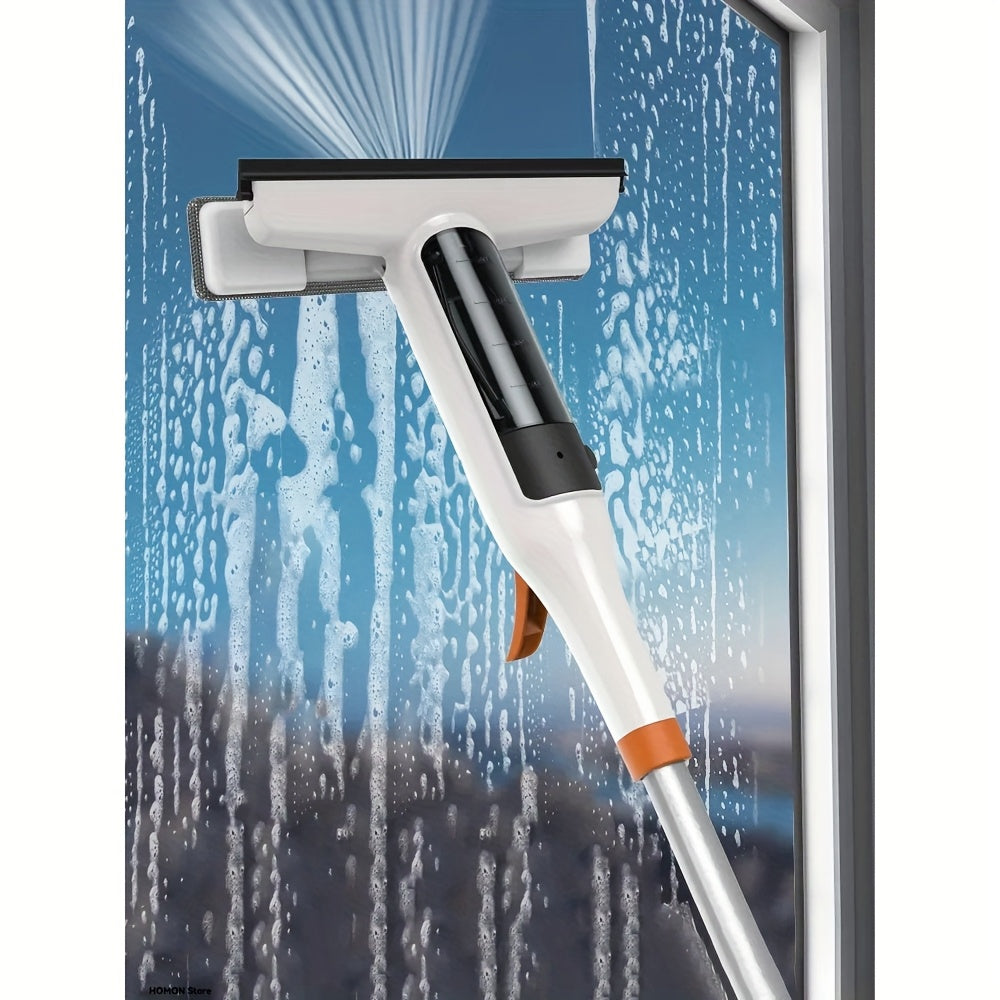 3-in-1 Glass Cleaning Kit - Durable Metal Pole