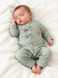 Baby Romper Newborn / Cute Bear Decoration Long