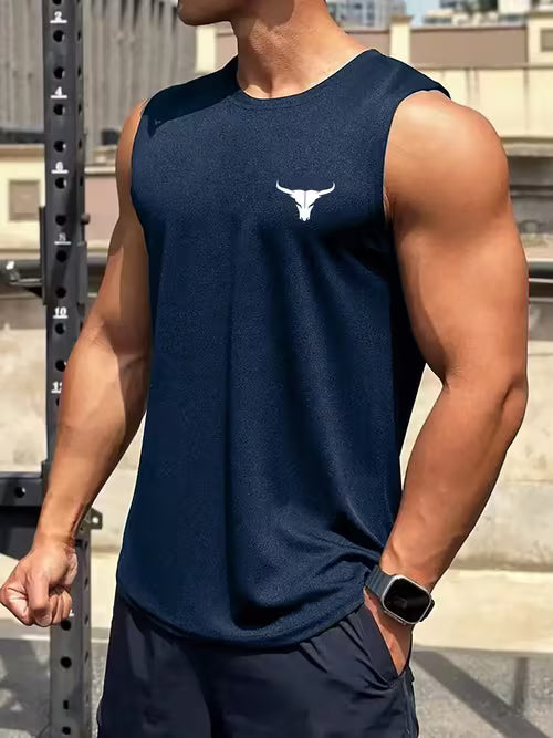 Men's Quick-Dry Muscle Gym Sleeveless Shirt