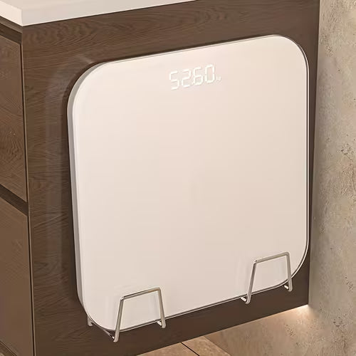 2pcs Wall-Mounted Weight Scale Storage Rack