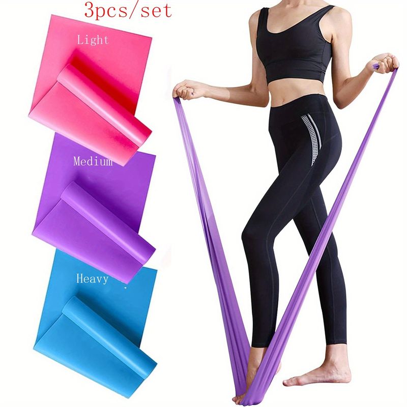 3pcs Low Medium High Intensity Resistance Bands