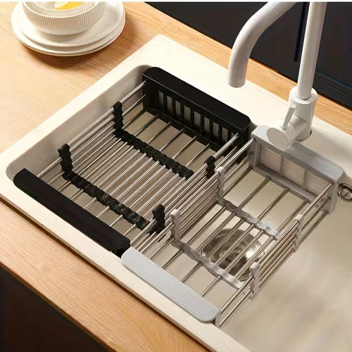 Adjustable Under-Sink Organizer - Drip-Free