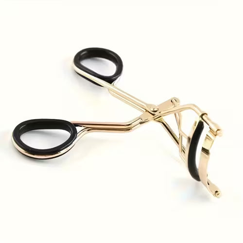 Golden Eyelash Curler - Portable Soft Rubber Grip
