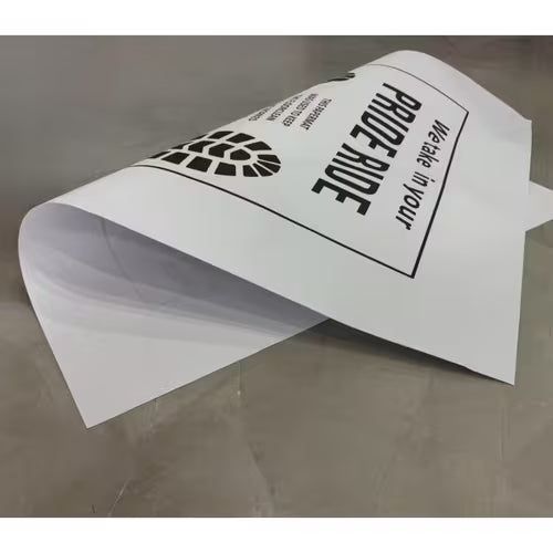 50pcs White Kraft Paper Disposable Car Foot Mats
