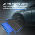2pcs Set of Car Wash Mud Gloves Trace-Free