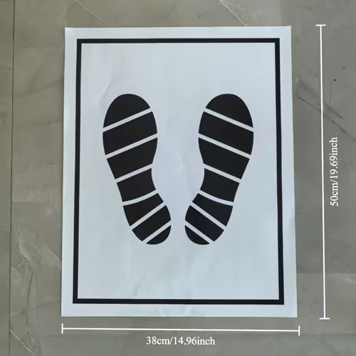 50pcs/100pcs of Disposable Car Floor Mats Made of Paper