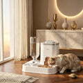 2-in-1 Automatic Gravity Pet Feeder and Water Dispenser