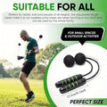 Weighted Cordless Jump Rope - Adjustable Length Ropes