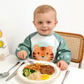 Baby Bib Reversible Long-sleeve Coveralls for Boys and