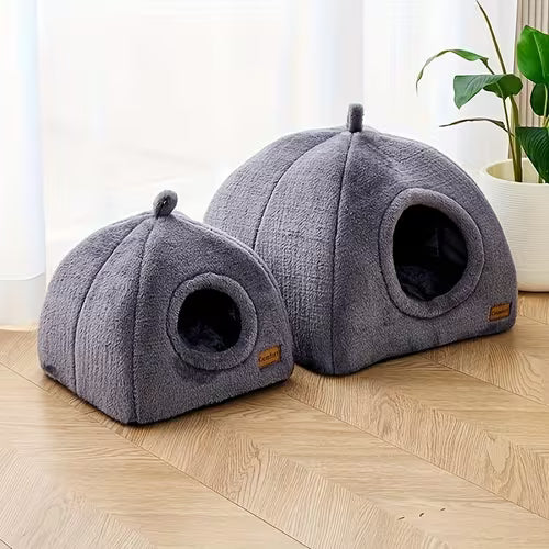 Cozy Strawberry-Shaped Pet Bed for Cats & Dogs