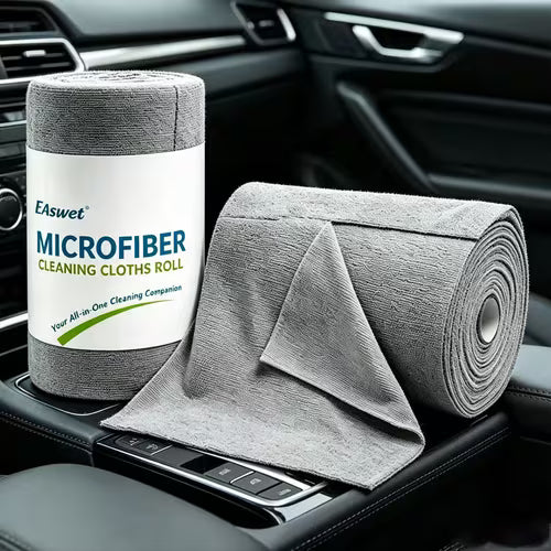 EAswet Large Roll of Reusable Microfiber Cleaning