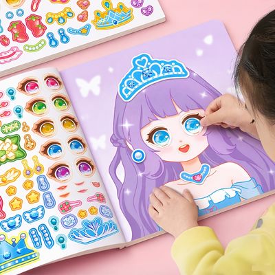 A Random DIY Face Sticker Book