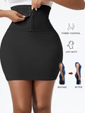1pc New Threaded High-Waist Tummy Control Leggings