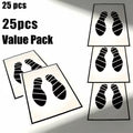 25pcs/50pcs Fit Disposable Car Floor Liners