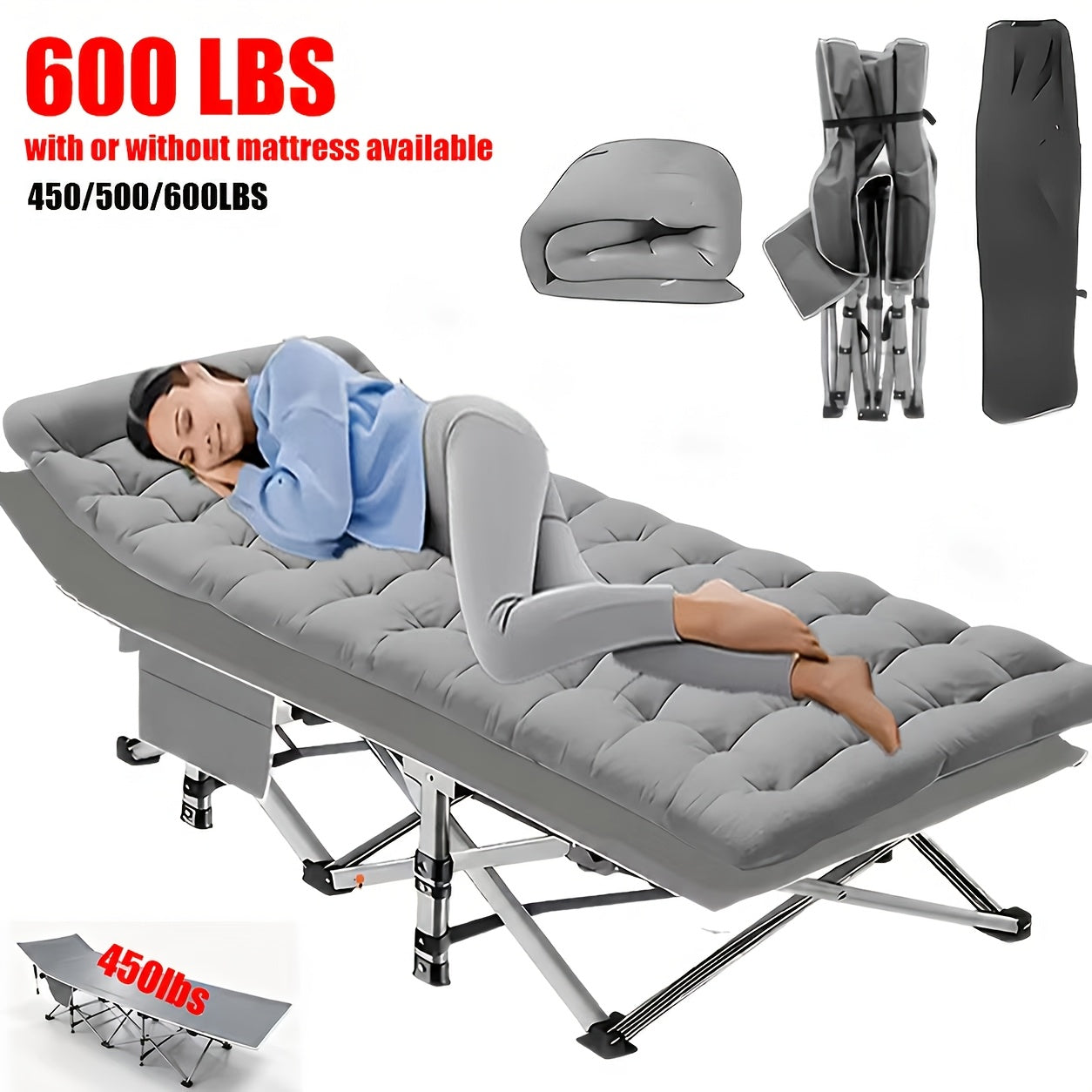 75 Inch Outdoor Folding Bed
