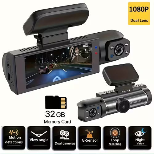 BCUOZ Dual Dash Cam for Vehicles