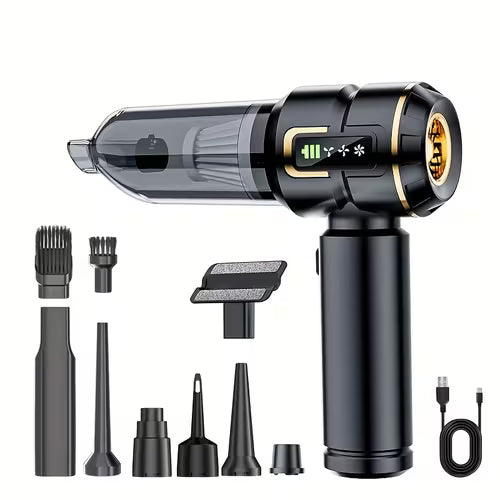 Portable Handheld Cordless Vacuum: 16000Pa compressed