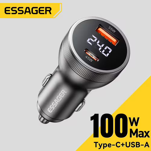 Essager USB C Car Charger