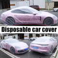New Transparent Thickened PE Car Cover - Fit