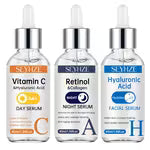 SEYH 3pcs Day/Night Vitamin C And Retinol Serum Set