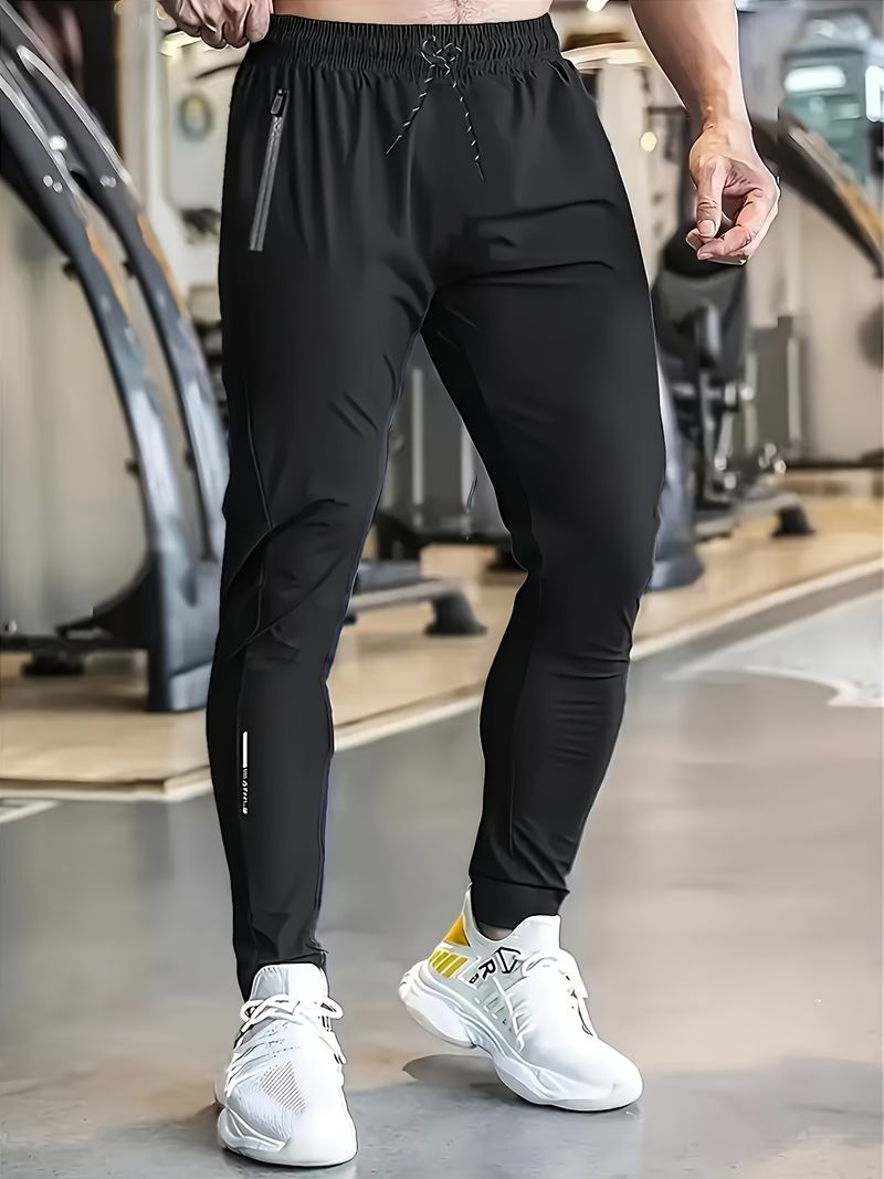 Men's Summer Casual Zipper Ankle-Length Leg Print