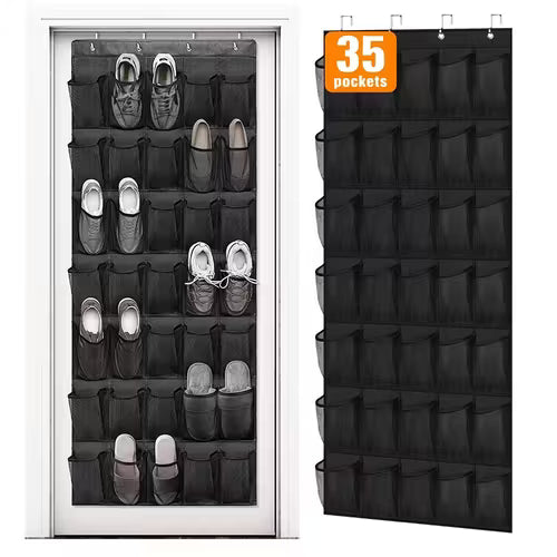 1pc Over-the-Door Hanging Shoe Organizer