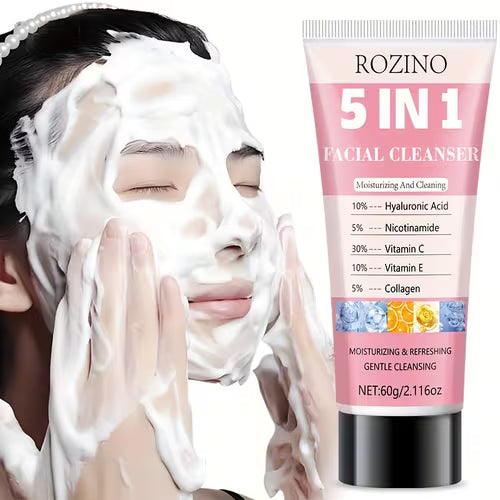 Five-In-One Cleanser for Makeup Removal