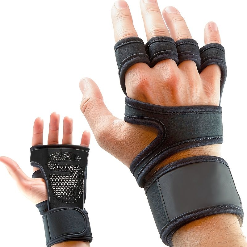 Heavy-Duty Gym & Cycling Gloves with Non-Slip Grip