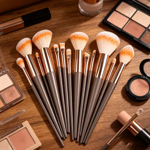 13pcs Makeup Brush Set with Storage Pouch