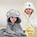 2pcs Super Absorbent Baby Bath Towels | Ultra-Fine