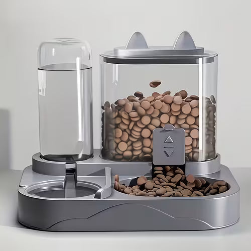 2-in-1 Large Capacity Automatic Cat Feeder & Water
