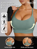 Okay Ant Halter Cross Strap Yoga Bra